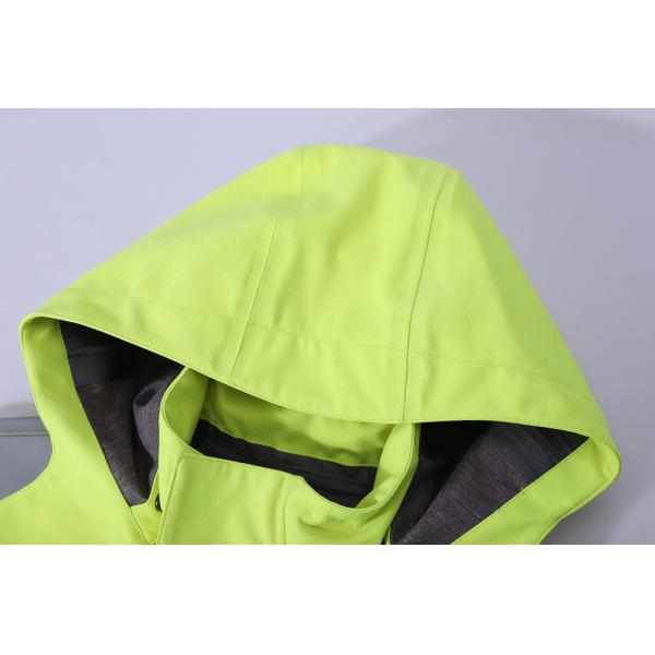 Hivis Yellow Rich Modacrylic Fire Proof Rain Wear Electric Preventing Jacket