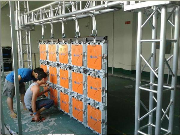 128x256mm P4 LED Panel Full Color Meanwell Power Supply Die Casting  512x512mm