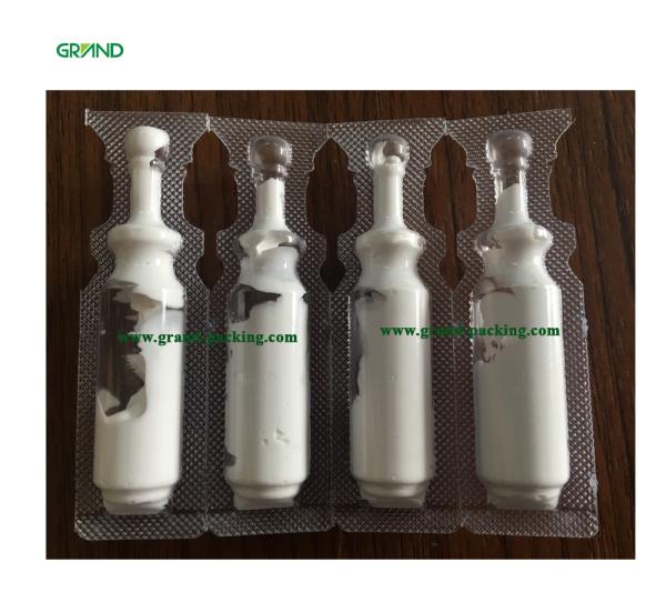 4 Filling Heads Plastic Ampoule Filling & Sealing Machine With Touch Screen 0.8-200ml