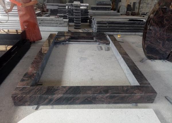 Modern Design Granite Memorial Headstones Custom Size SGS / CE Standard