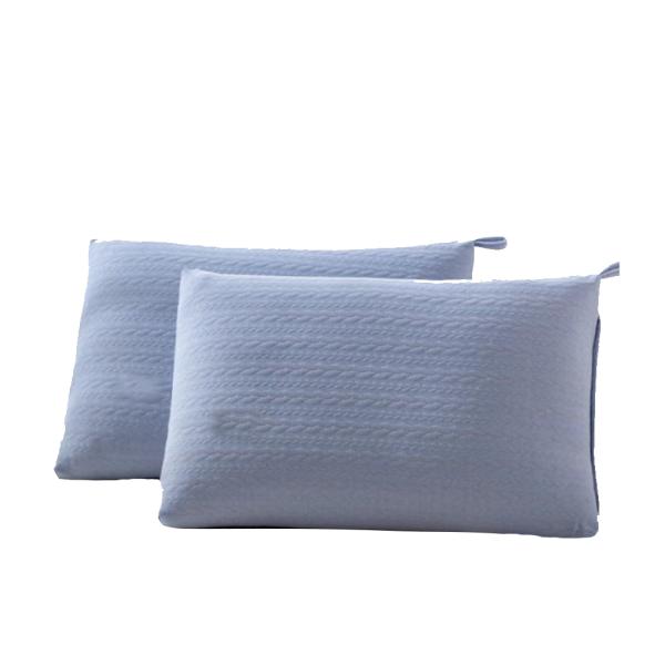 Washable Memory Foam Crushed Bamboo Pillows with Removable Lid and Anti-Static Filling