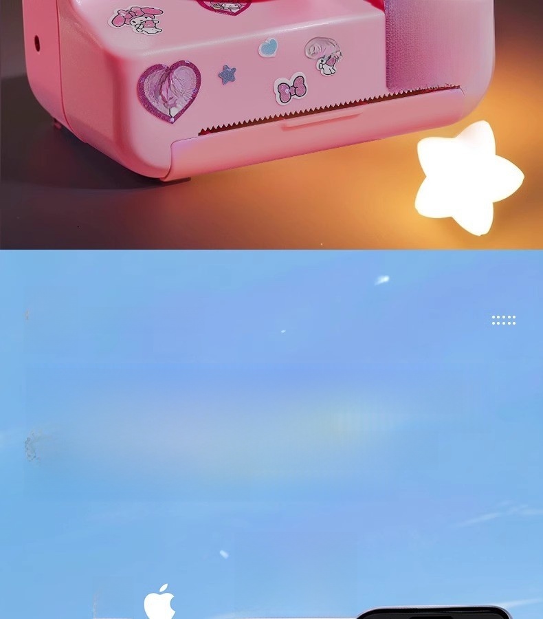 DLC MA14 New Model Instant Camera Children CMOS Sensor MicroSD MP3 Full HD Video 120 Wide Angle Direct Print Color Photos Filter