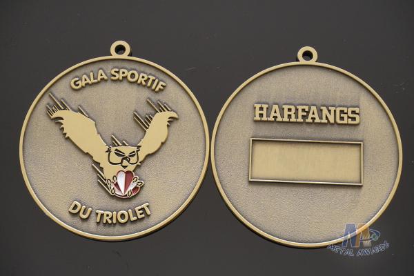 Bespoke Custom Baseball Award Medals , Sports Music Running Winner Metal Medallion
