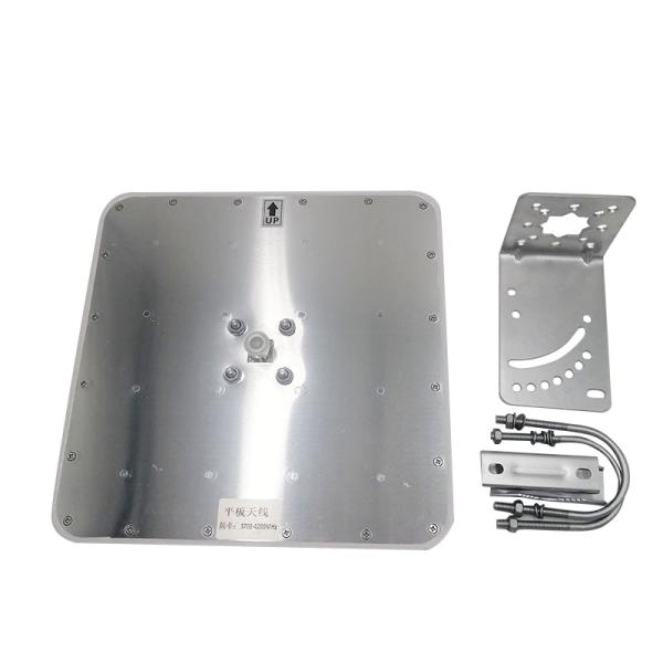 Outdoor Uwb Pcb Antenna Design Flat Panel Antenna 3700-4200MHz 18dBi N Connector 260x260x35mm
