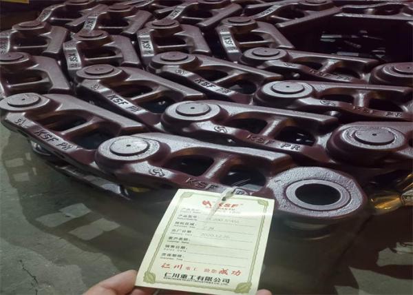 Hyundai Robex Track Chain Excavator Undercarriage Parts R210LC 7 Lubrie 49 Links