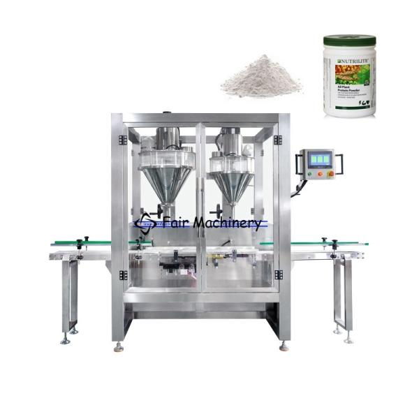 A máquina de enchimento do pó do eixo helicoidal de 30BPM 2.8KW para a proteína da farinha de milho pulveriza 60HZ