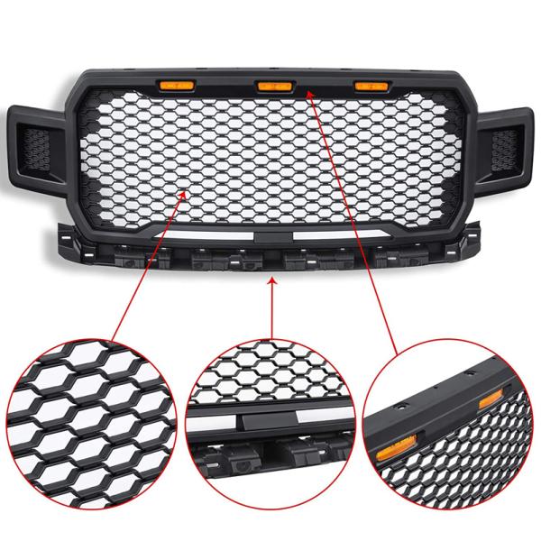 4x4 Ford F150 2018 Car Front Grill with Lights