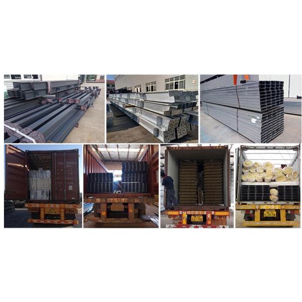 Структура стали склада Q355 с панелью сэндвича