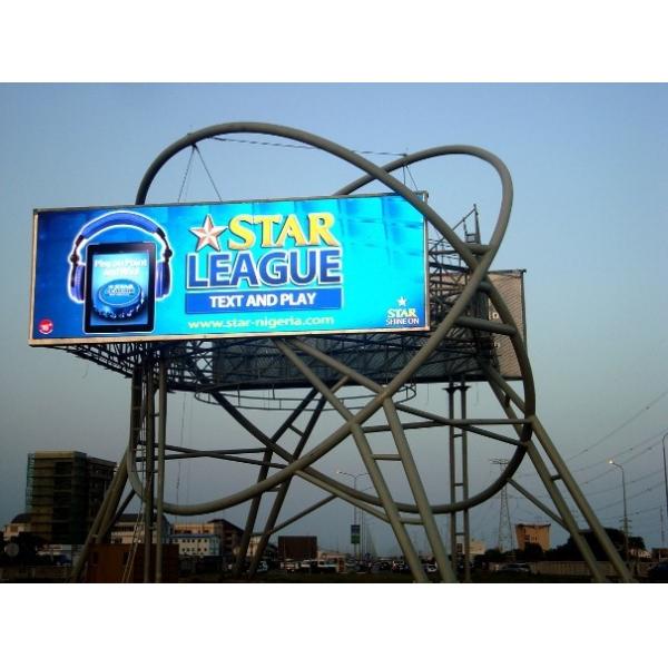 22W P6 5500cd/m2 Outdoor Led Advertising Screen SMD3535