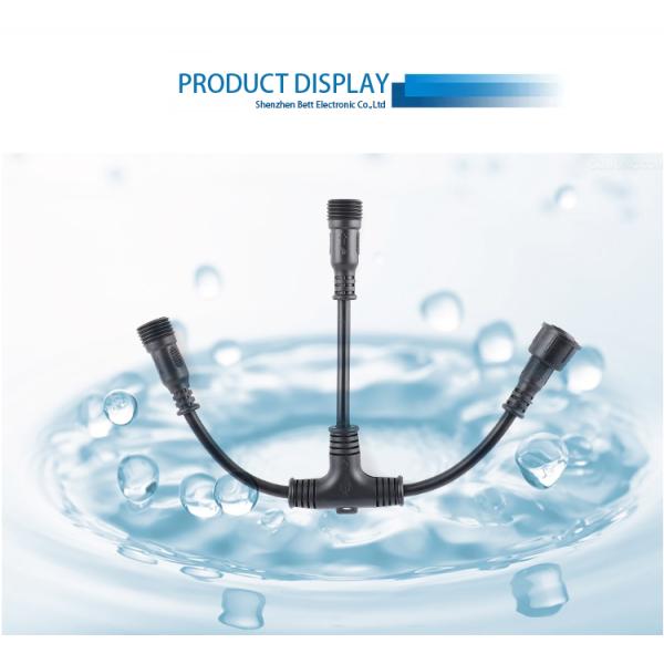 Тип соединители 3 путей t электрического провода Watertight кабельного соединителя Splitter пластиковые
