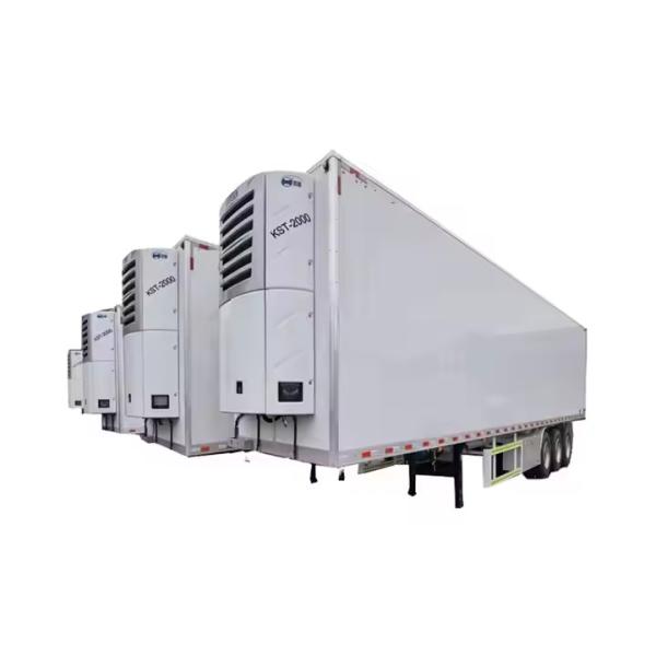 CIMC Van Refrigerated Cost 3 Axle Deck Fridge Prime Cargo Reefer Semi Trailer Refrigerated Semi Trailer Refrigerated Van Trailer