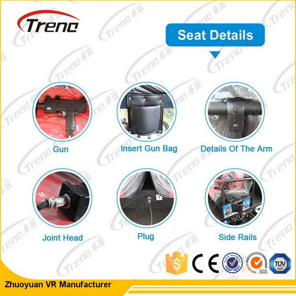 Special Effects 5d Cinema Virtual Reality Driving Simulator For Theme Park
