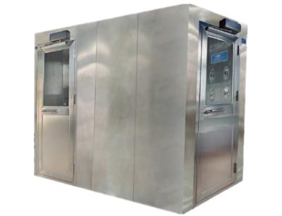 Custom Tunnel Three Side Blowing Air Shower Room With Walking Induction Control System