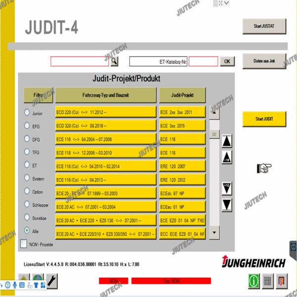 Jungheinrich вилочный погрузчик Judit box INCADO и кабель JUDIT-4 Диагностический комплект инструментов Canbox Интерфейс с диагностической программой