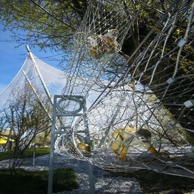 High Tensile & Strong Inter-woven Cable Mesh As Animal Enclosure