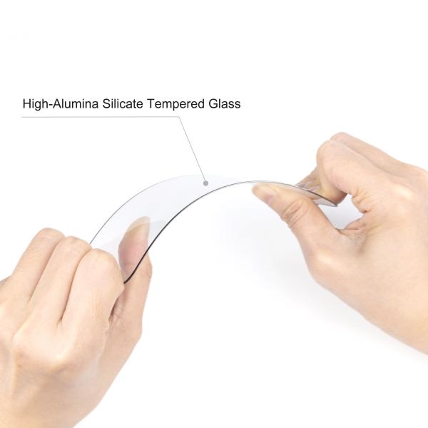 Glass With Anti-Wrinkle OCA UV Glass For Iphone 15promax 16pro 17air Flexible Soft OLED Screen Can Be Laser Cut For Rework