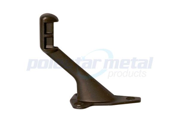Suportes resistentes escovados do corrimão do cromo da porta de 3 polegadas hardware decorativo