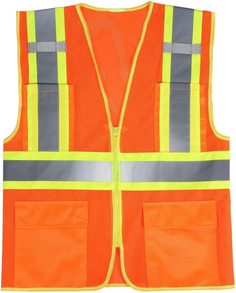 5cm Orange 18.5*16.5 Inches Safety Reflective Vest