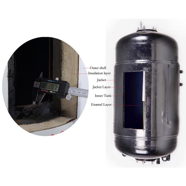 60L 80L 100l 120l jacket heat exchange Enamel Water Tank solar Water Heater vertical installation
