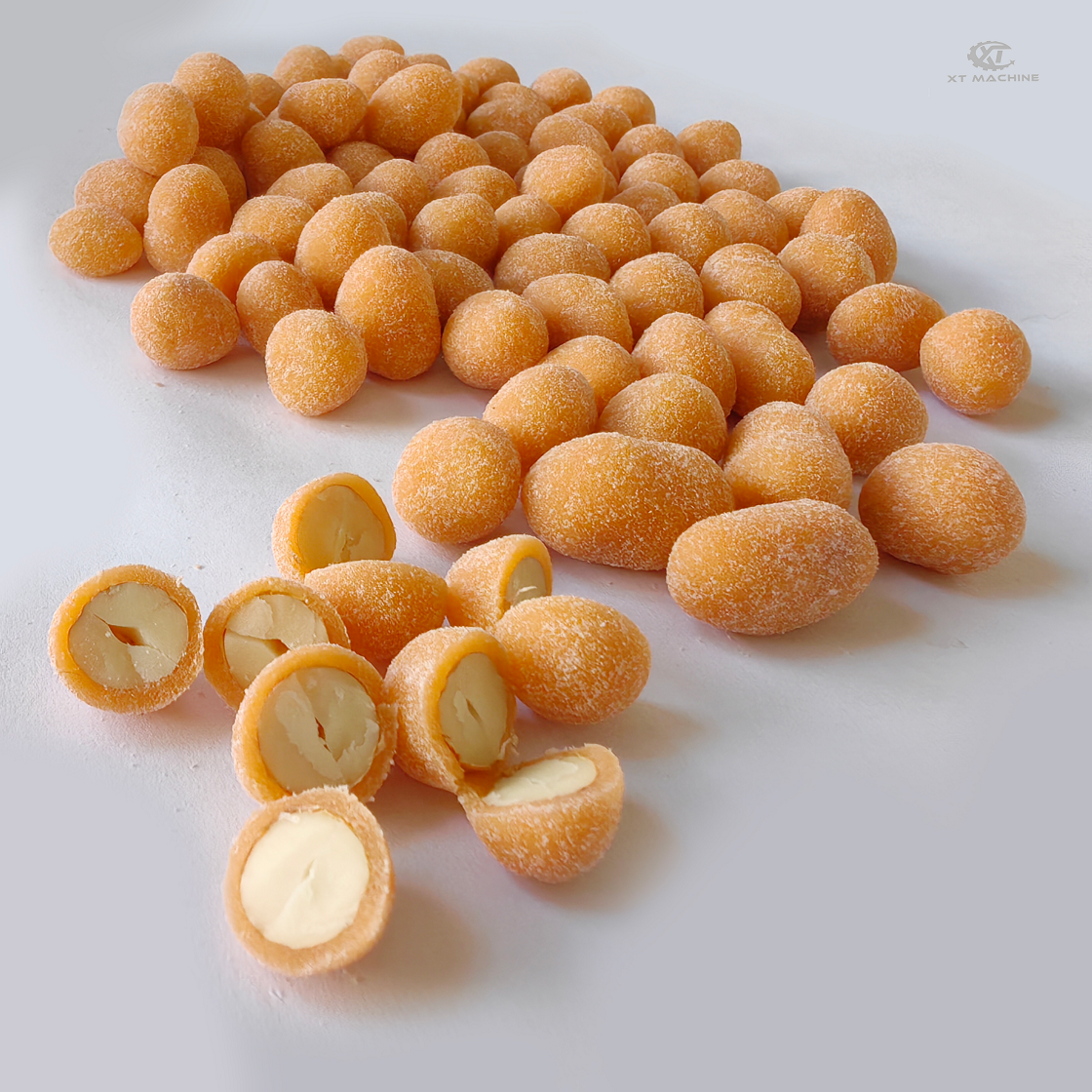 SUS304 Auto Coating Machine 220/380V Industrial Food Coating Machine with 200-400kg/h Capacity