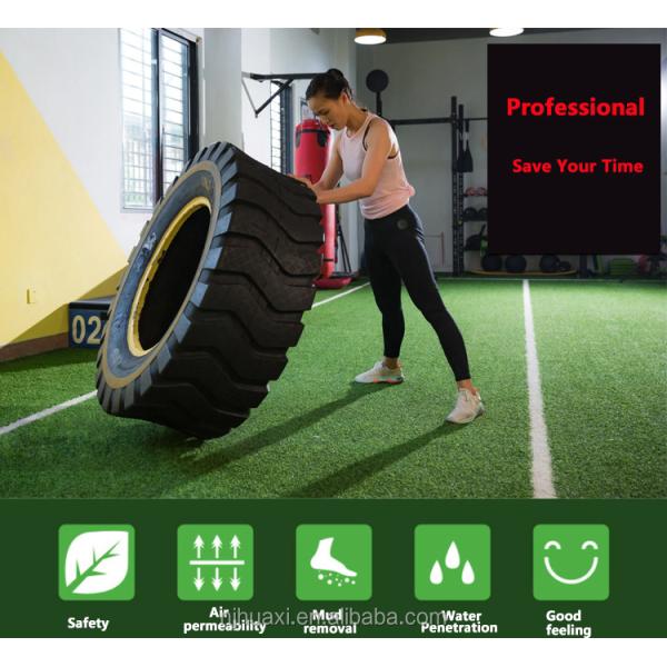 Gym Flooring Turf Pull Sled Turf Meter Marked Gym Artificial Grass