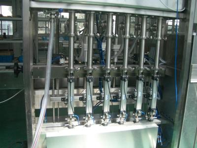25 ~ 30 bpm Piston Filling Machine with 6 to 12 filling nozzles for Oil, Syrup & Detergent