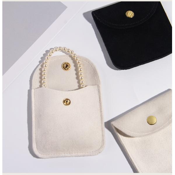 OEM/ODM Acceptable Microfibre Jewelry Pouches Custom Logo Earring Bags for Arrivals