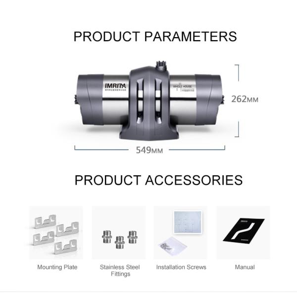 Purificateur d'eau pour toute la maison en acier inoxydable