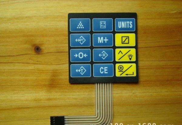 Imprimir de seda/Digitas que imprimem o teclado do interruptor de membrana com 3M Adhesive