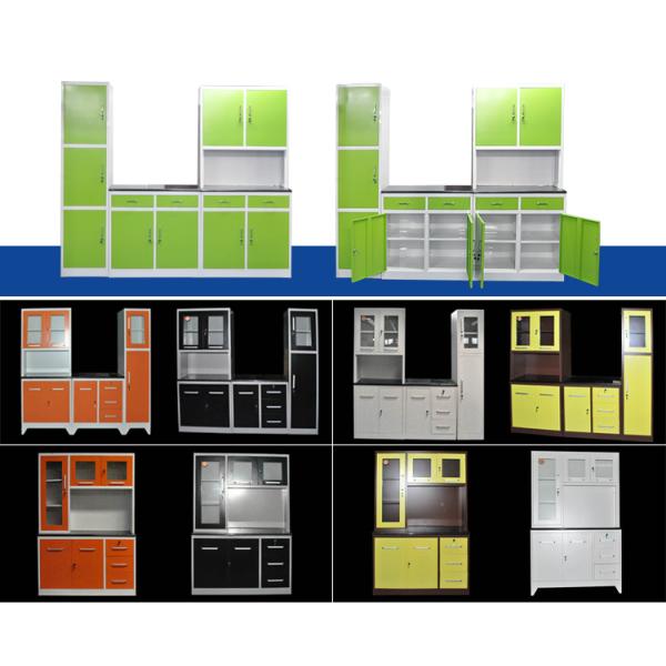 0.38 CBM 1920mm Height 2295mm Width Steel Kitchen Cabinet