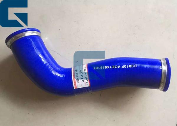 Mangueira flexível azul potável do silicone, mangueira de ar de alta temperatura VOE14618181 do silicone