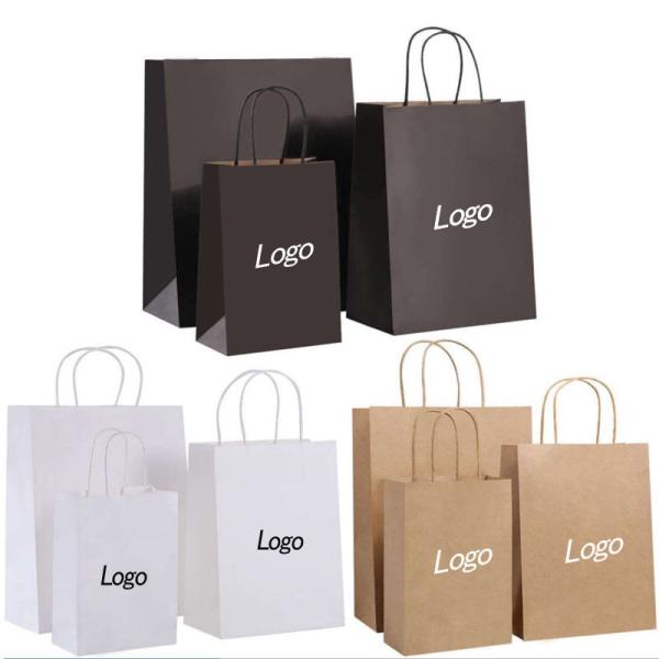 Brown Kraft Recyclable Paper Gift Bags