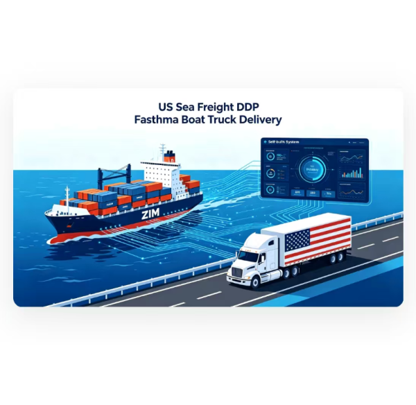 Delivered Duty Paid DDP Shipments To USA With Express Truck Delivery