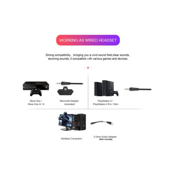 2.5hours поручая диктора шлемофона 400mAh 50mm игры Bluetooth беспроводного
