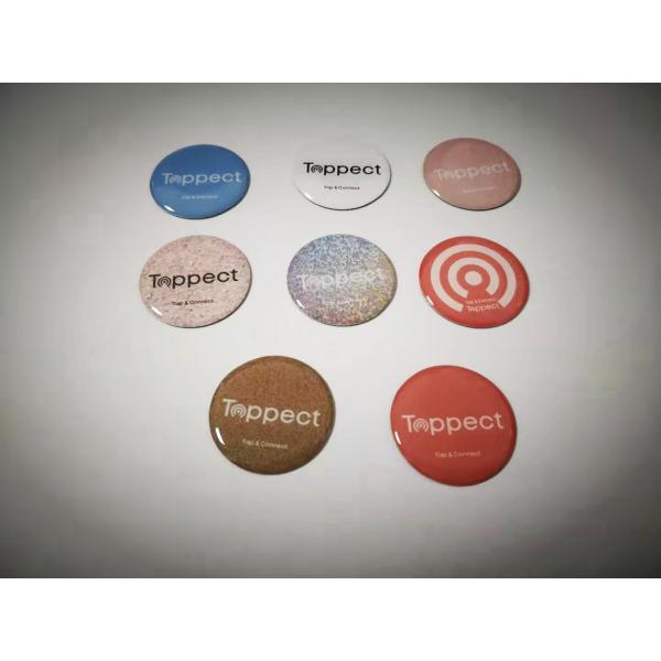 Печатание стикеров купола эпоксидной смолы обломока 30mm CMYK NFC лоснистое