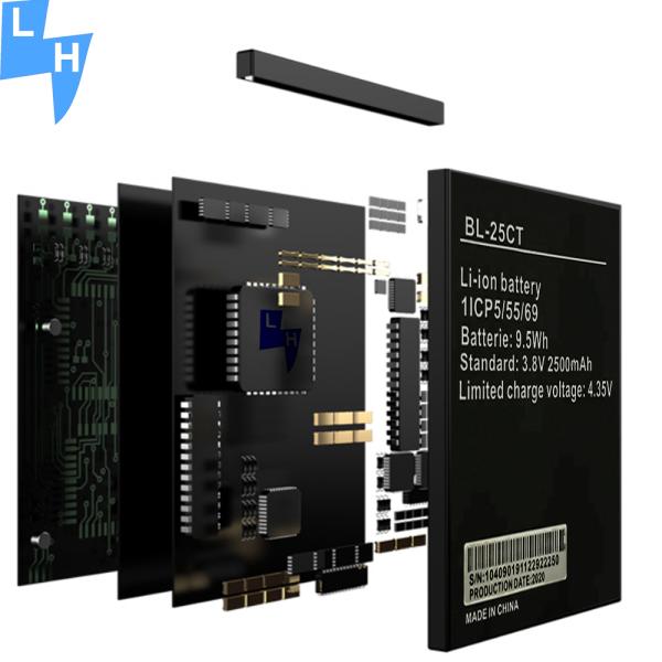 Обновить свой Tecno C5 с 2050mAh BL-25CT Заменяемая батарея черный