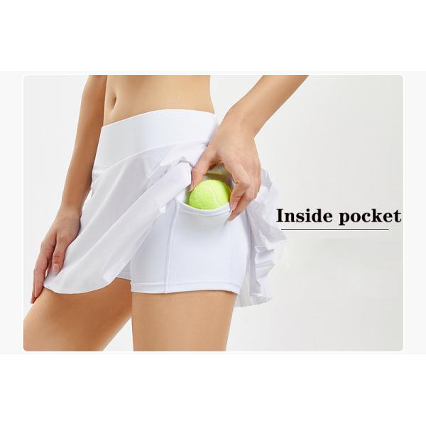 Быстрые сухие женщины играют в гольф юбки с юбкой Skort тенниса шортов Stretchy