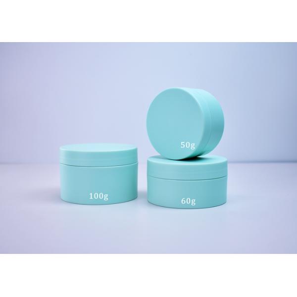 Cylindrical 50ML plastic Cream jar with mono PP or PCR PP availble Empty for Skincare Face cream mask in classic round