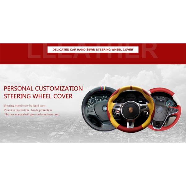 MEWANT Hand Stitch Genuine Leather Steering Wheel Cover for Opel Astra Combo Corsa Grandland X Insignia 2014 2017 2018 2019 2020