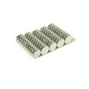 D6x2mm High Standard Small Size Disc Magnet Customized Permanent NdFeB Magnet