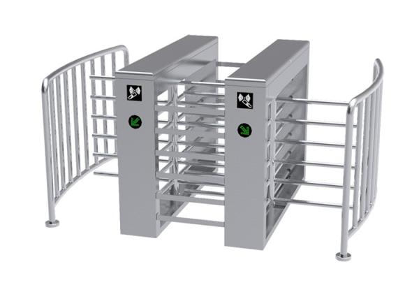 Anti Reverse Half High Turnstile LED Indicator IP55 Waist High Turnstile