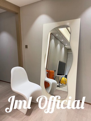 Asymmetrical Backlit Tall Lighted Mirror Floor Length Custom