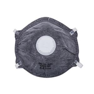 Faixas ajustáveis Forma de taça Três camadas Máscaras faciais de partículas para