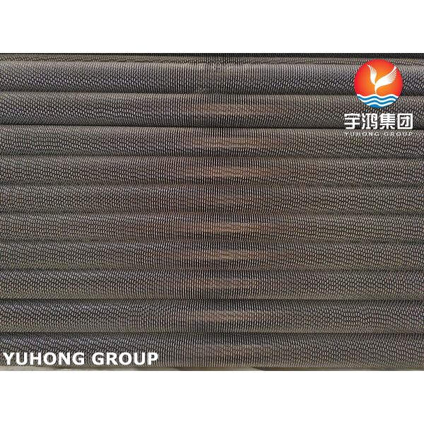 ASTM A210 A1 Serrated Finned Tubes Carbon Steel For High Stage Evaporator