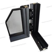 Fenêtre cassée en verre de bande d'isolation thermique d'aluminium de pont de Trois-couche de haute qualité pour le balcon