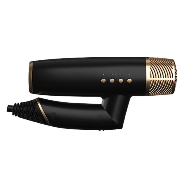Black One Step Lightweight Mini Hair Dryer Professional Salon Fast Drying