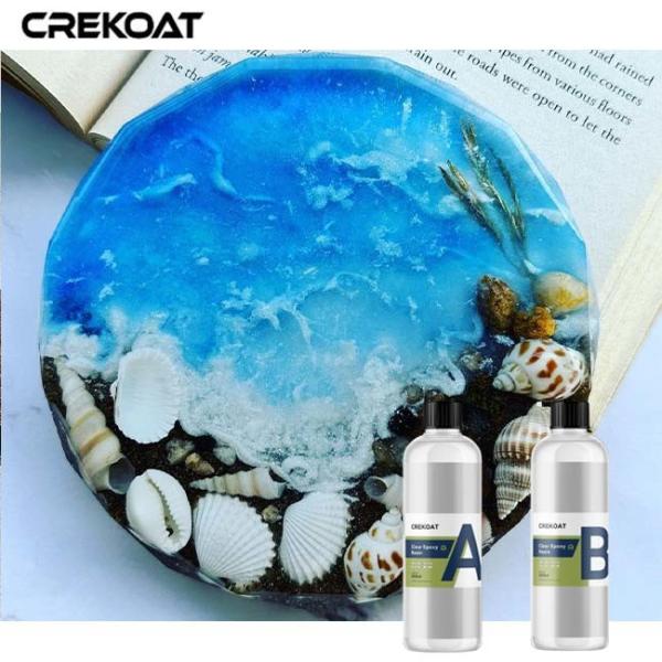 SGS Varnish Over Deep Cast Clear Epoxy Comprised Of Epoxy Hardener Components