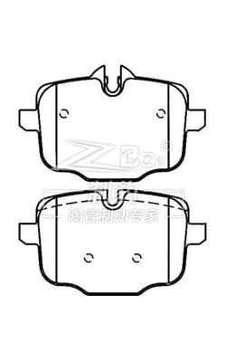 F18/530/535 Bmw 5 Series Brake Pads Ceramic D1469/D1850 34216775346 Rear