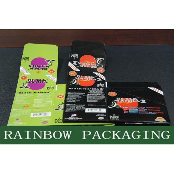 Black Mamba Sex Pills Packaging Blister Card Packaging for Men's Enhancement