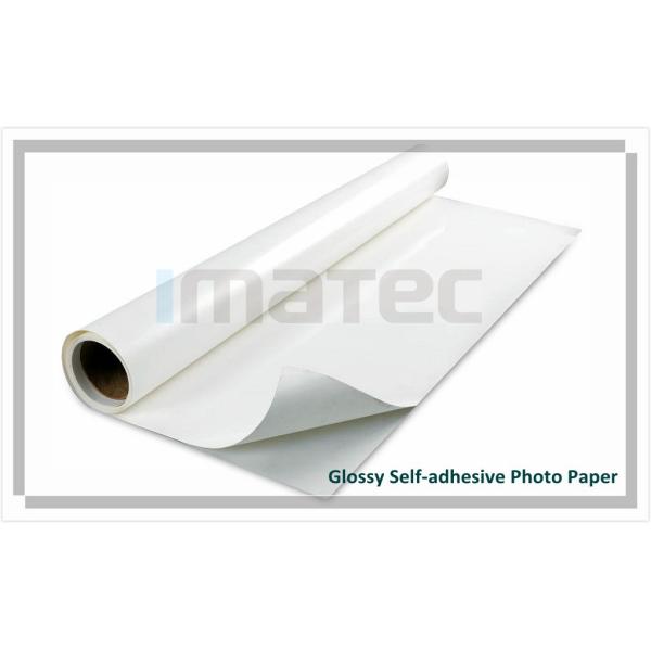 Водостойкое лоснистое бросание покрыло крен 135гсм стикера фото бумажный